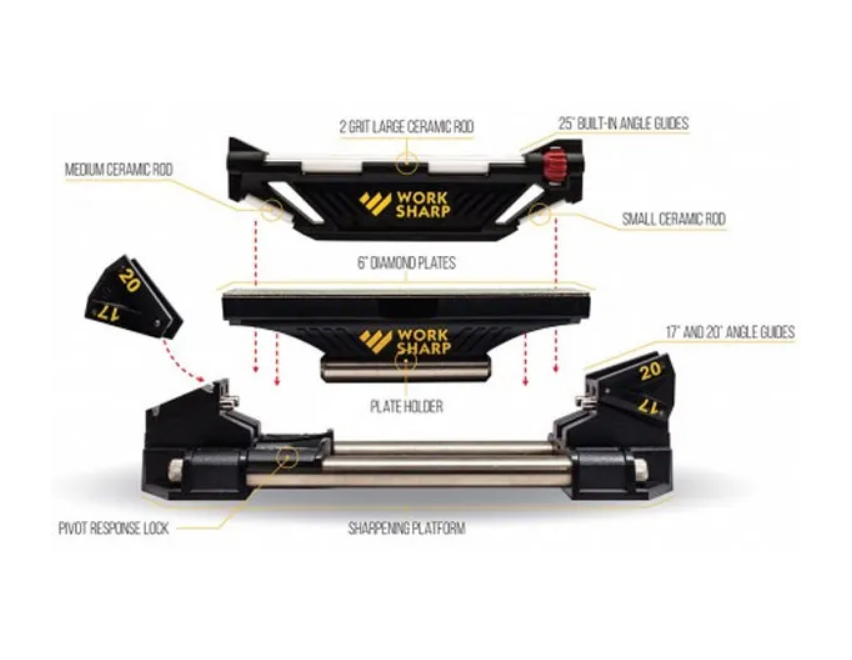 Diamond knife sharpening system