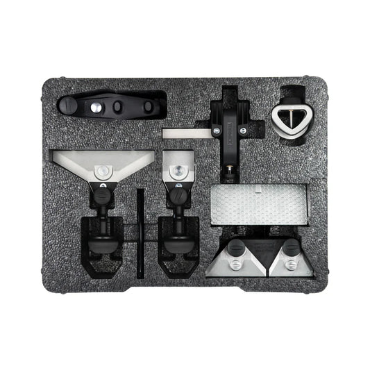 Tormek HTK-1006 Hand Tool Kit with multiple sharpening jigs for knives and tools
